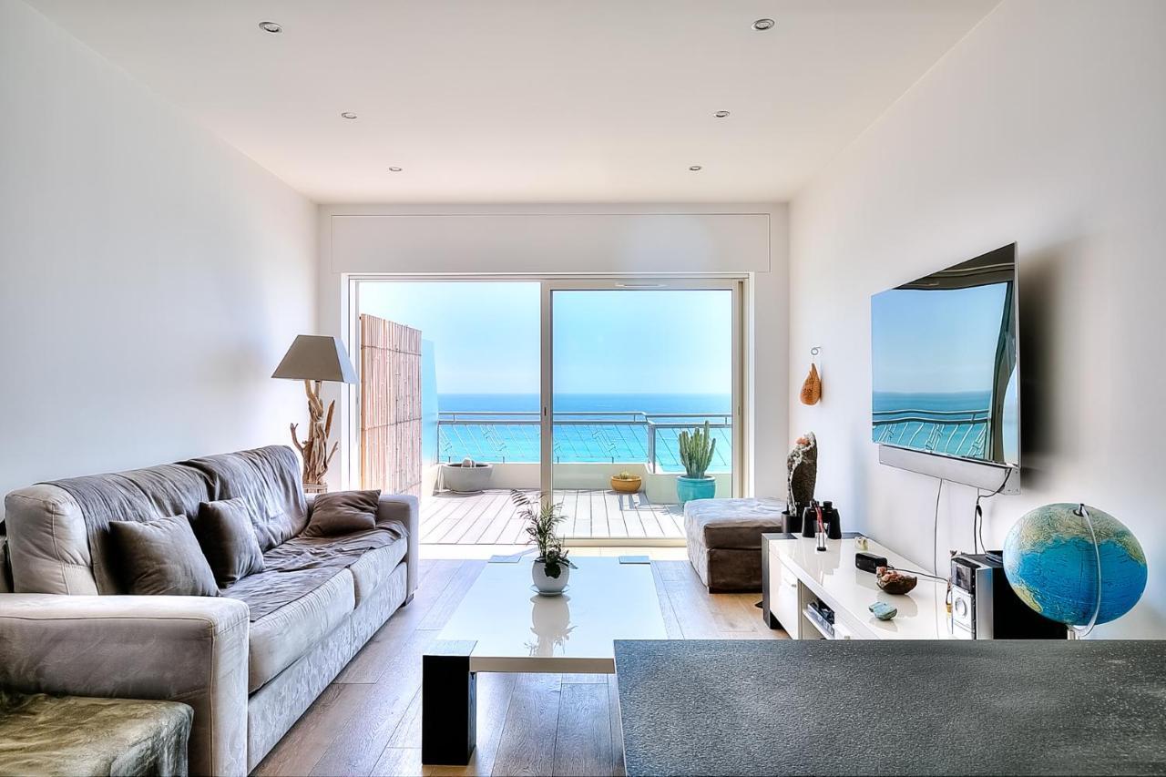 Le Florentina, Dernier Etage Avec Terrasse, Vue Sur La Baie Des Anges Apartamento Nice Exterior foto